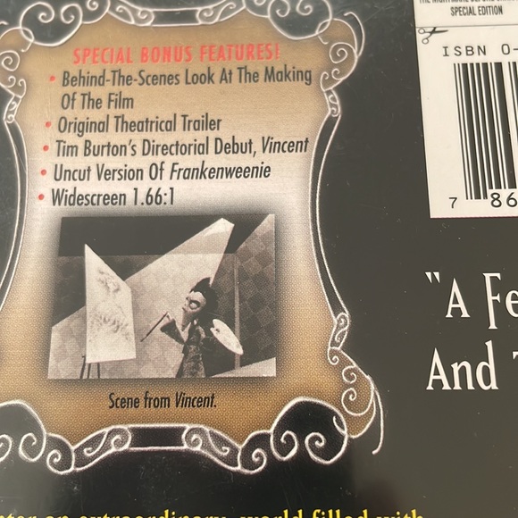 The Nightmare Before Christmas special edition VHS - Picture 3 of 5